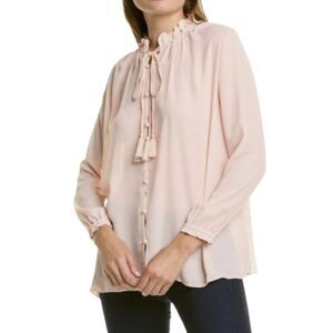 Maje Pink Rose E18ciana Blouse Size 3 / Large